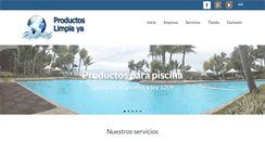 Desktop Screenshot of productoslimpiaya.com